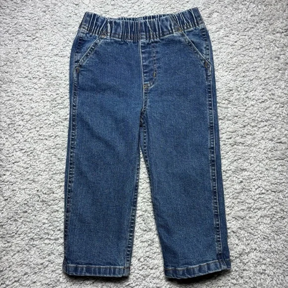 Carhartt Jeans 2T Pull On Denim Dark Wash Casual Everyday Stretch Outdoors Pics - Picture 2 of 5